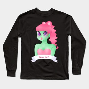 Space Girl Long Sleeve T-Shirt